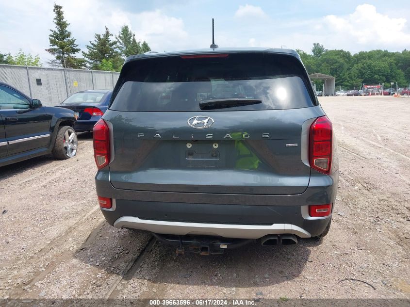 2021 Hyundai Palisade Sel VIN: KM8R2DHE1MU287447 Lot: 39663596