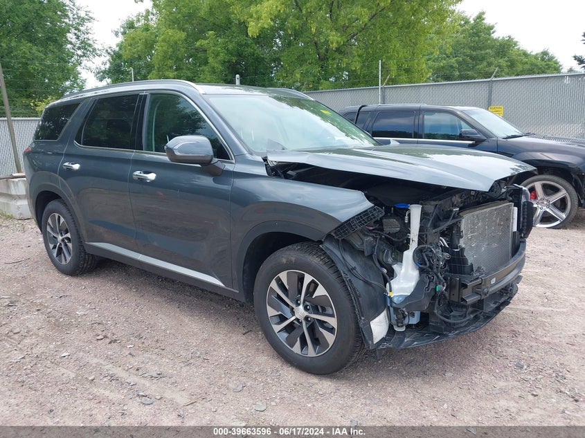 2021 Hyundai Palisade Sel VIN: KM8R2DHE1MU287447 Lot: 39663596