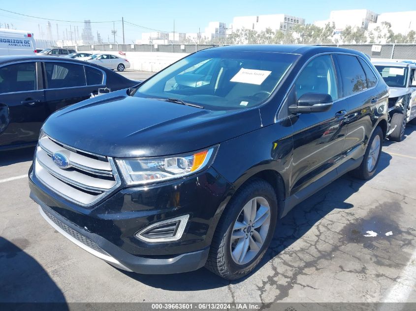 2017 Ford Edge Sel VIN: 2FMPK3J92HBB94916 Lot: 39663601