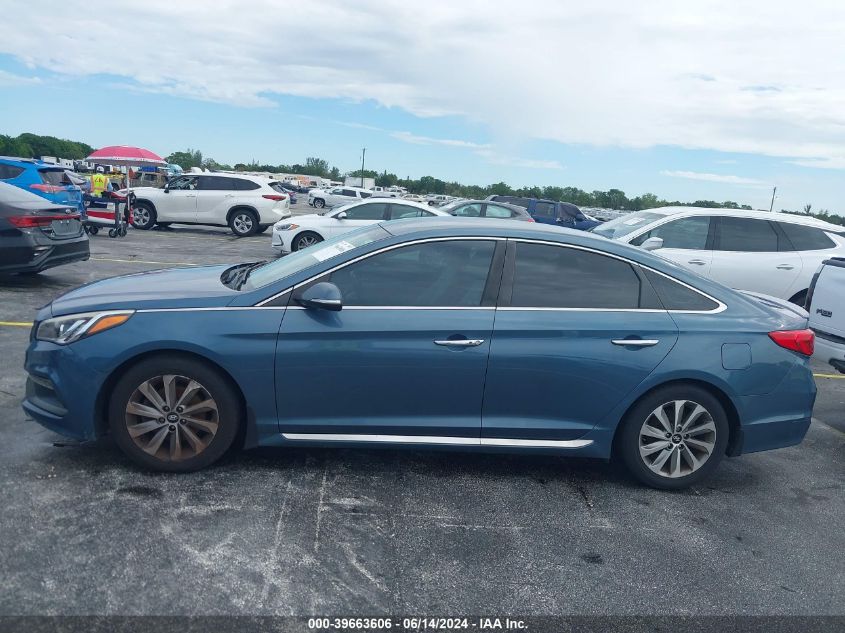 2016 Hyundai Sonata Sport VIN: 5NPE34AF7GH323269 Lot: 39663606