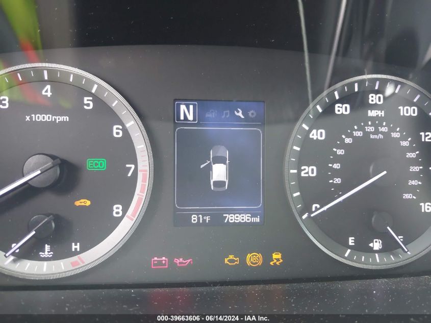 2016 Hyundai Sonata Sport VIN: 5NPE34AF7GH323269 Lot: 39663606