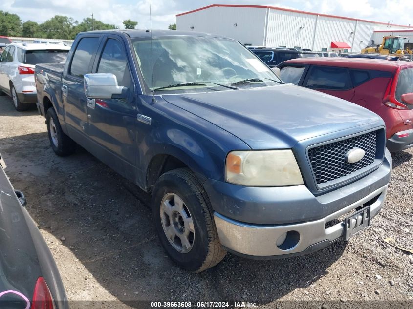 2006 Ford F-150 Lariat/Xlt VIN: 1FTPW125X6KB42221 Lot: 39663608