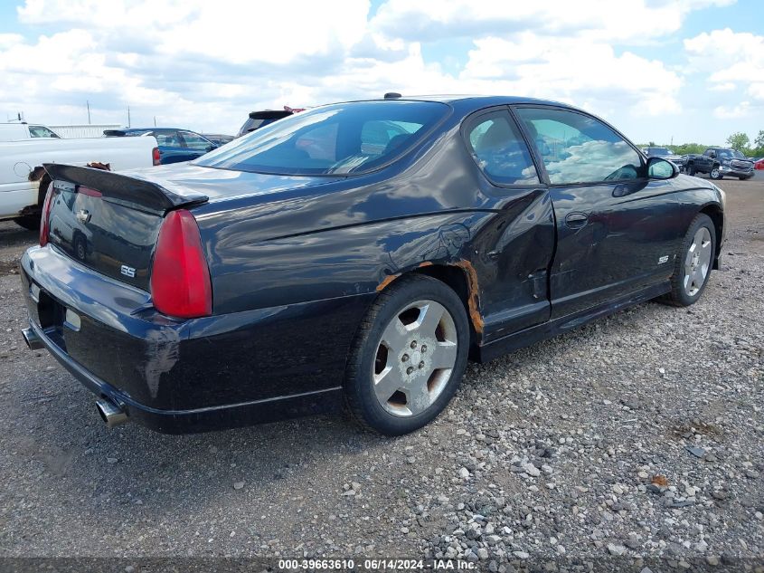 2006 Chevrolet Monte Carlo Ss VIN: 2G1WL16C969249249 Lot: 39663610