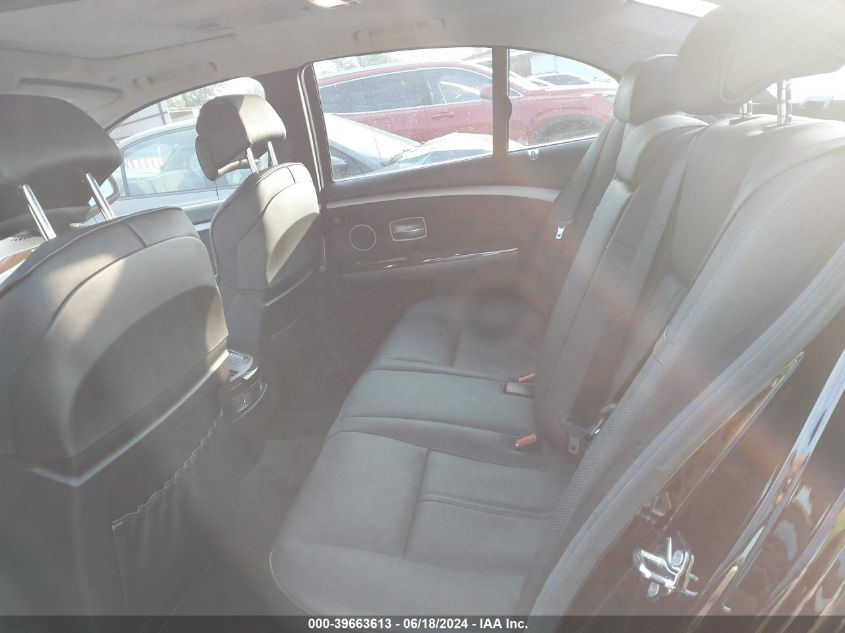 2007 BMW 750I VIN: WBAHL83547DT09843 Lot: 39663613