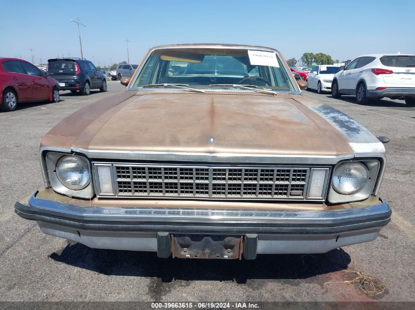 1976 Chevrolet Nova VIN: 1Y27Q6L134472 Lot: 39663615