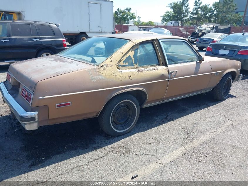 1976 Chevrolet Nova VIN: 1Y27Q6L134472 Lot: 39663615