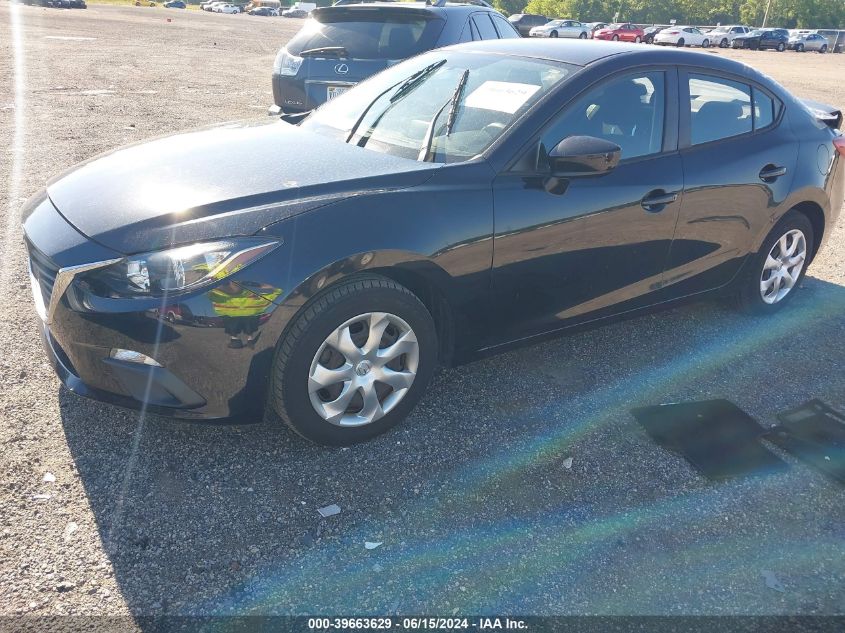 2016 Mazda Mazda3 I Sport VIN: 3MZBM1T73GM321952 Lot: 39663629