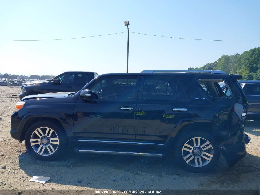 2013 Toyota 4Runner Limited VIN: JTEZU5JR8D5063633 Lot: 39663635