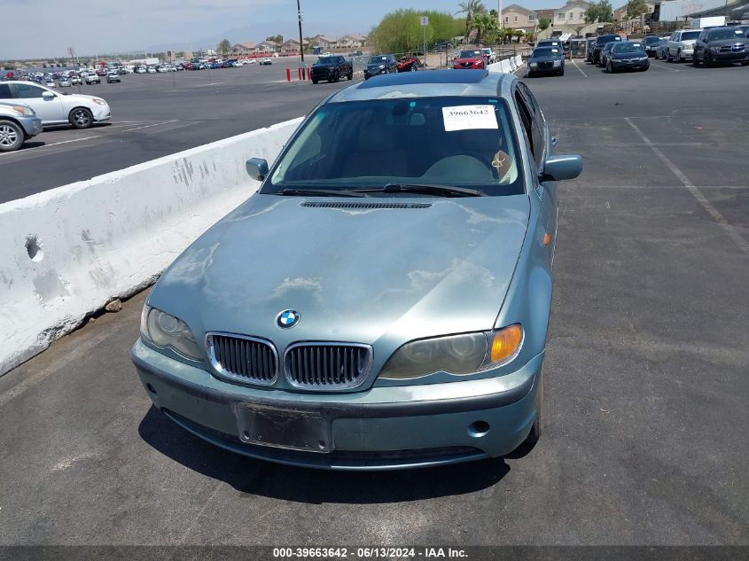 2003 BMW 325I VIN: WBAET37433NJ30480 Lot: 39663642