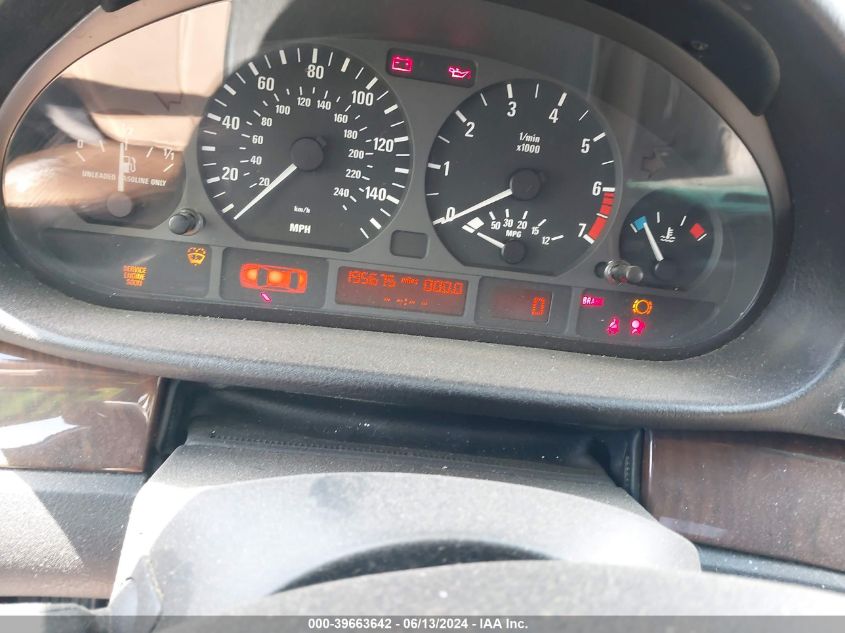 2003 BMW 325I VIN: WBAET37433NJ30480 Lot: 39663642