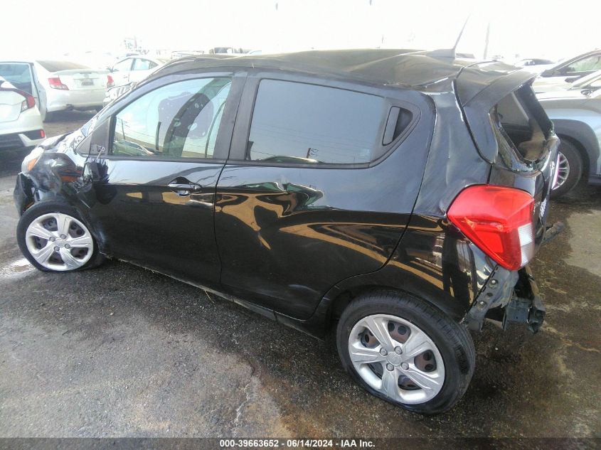 2020 Chevrolet Spark Fwd Ls Automatic VIN: KL8CB6SA8LC422951 Lot: 39663652