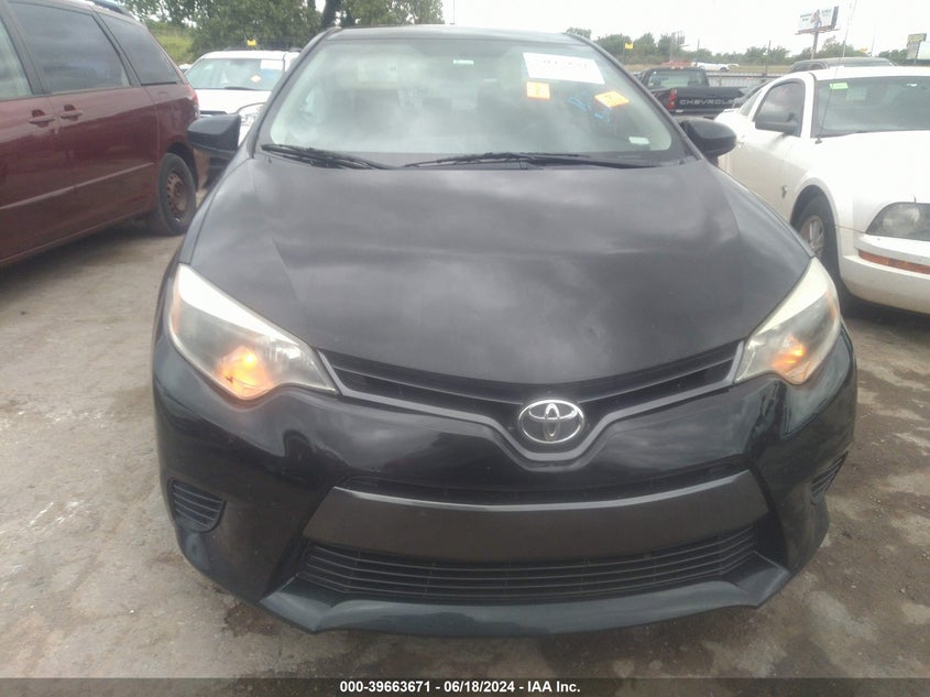 2015 Toyota Corolla Le VIN: 5YFBURHE1FP360605 Lot: 39663671