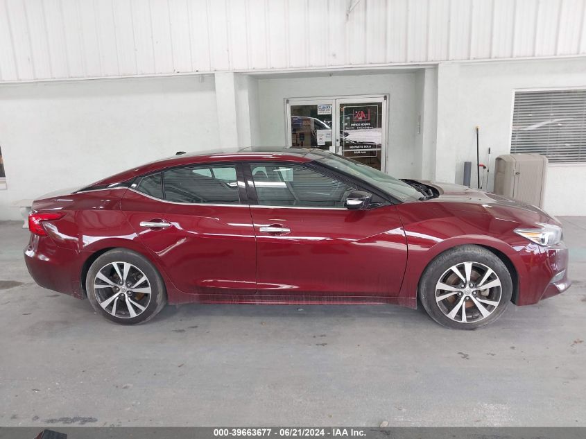 2017 Nissan Maxima 3.5S/Sv/Sl/Sr/Plat VIN: 1N4AA6AP1HC425999 Lot: 39663677