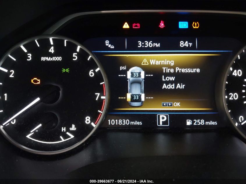 2017 Nissan Maxima 3.5S/Sv/Sl/Sr/Plat VIN: 1N4AA6AP1HC425999 Lot: 39663677