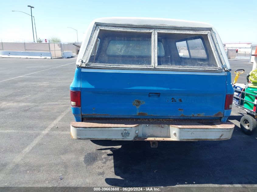 1984 Chevrolet C20 VIN: 1GCGC24M5EF386725 Lot: 39663688