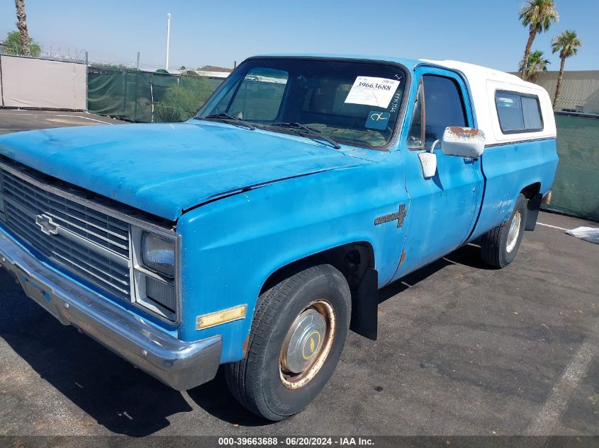 1984 Chevrolet C20 VIN: 1GCGC24M5EF386725 Lot: 39663688