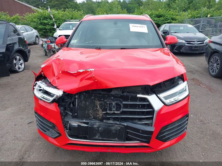 2018 Audi Q3 2.0T Premium/2.0T Sport Premium VIN: WA1JCCFS0JR032279 Lot: 39663697