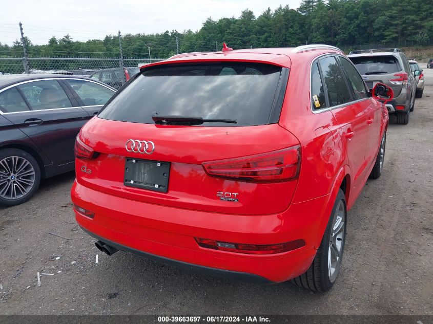 2018 Audi Q3 2.0T Premium/2.0T Sport Premium VIN: WA1JCCFS0JR032279 Lot: 39663697