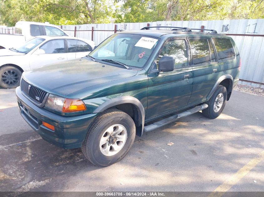 1999 Mitsubishi Montero Sport Ls/Xls VIN: JA4MT31H8XP045021 Lot: 39663705