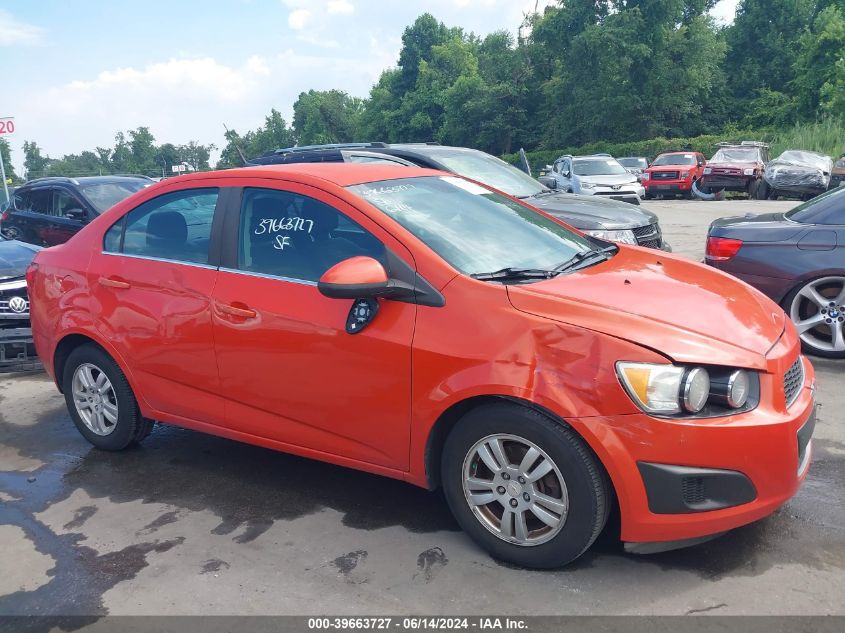 2012 Chevrolet Sonic 2Lt VIN: 1G1JC5SH7C4112781 Lot: 39663727