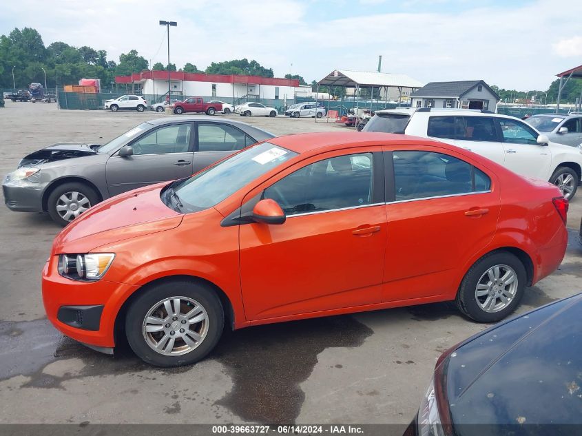 2012 Chevrolet Sonic 2Lt VIN: 1G1JC5SH7C4112781 Lot: 39663727