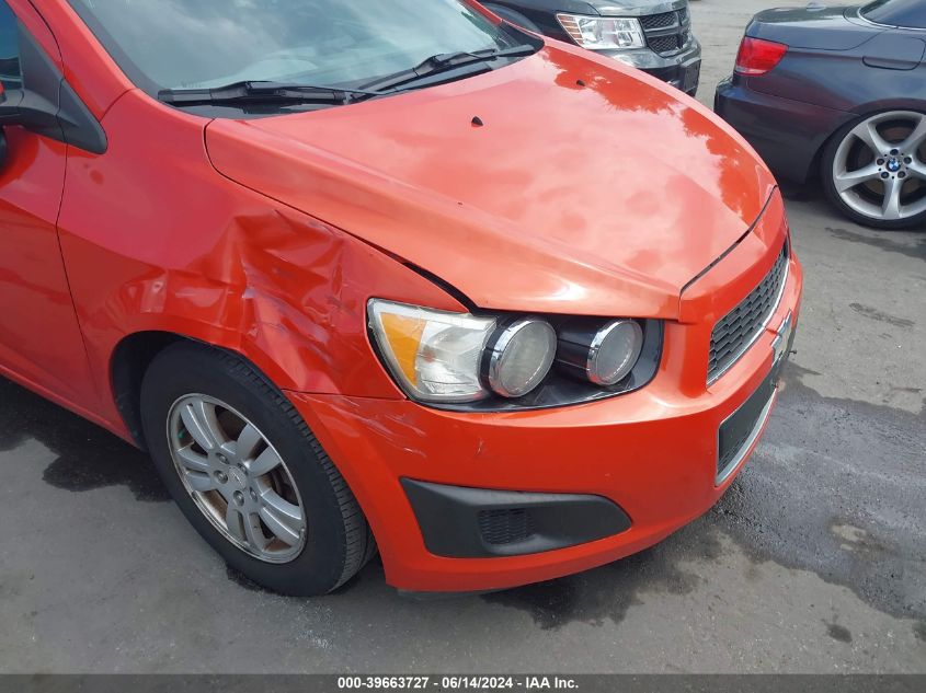 2012 Chevrolet Sonic 2Lt VIN: 1G1JC5SH7C4112781 Lot: 39663727