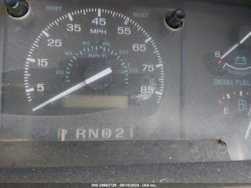 1992 Ford Econoline E350 Super Duty VIN: 1FBJS31M1NHB43344 Lot: 39663729