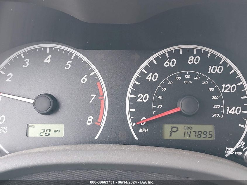 2010 Toyota Corolla Le VIN: 2T1BU4EE7AC347647 Lot: 39663731