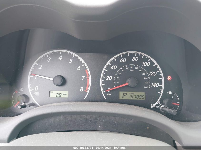 2010 Toyota Corolla Le VIN: 2T1BU4EE7AC347647 Lot: 39663731