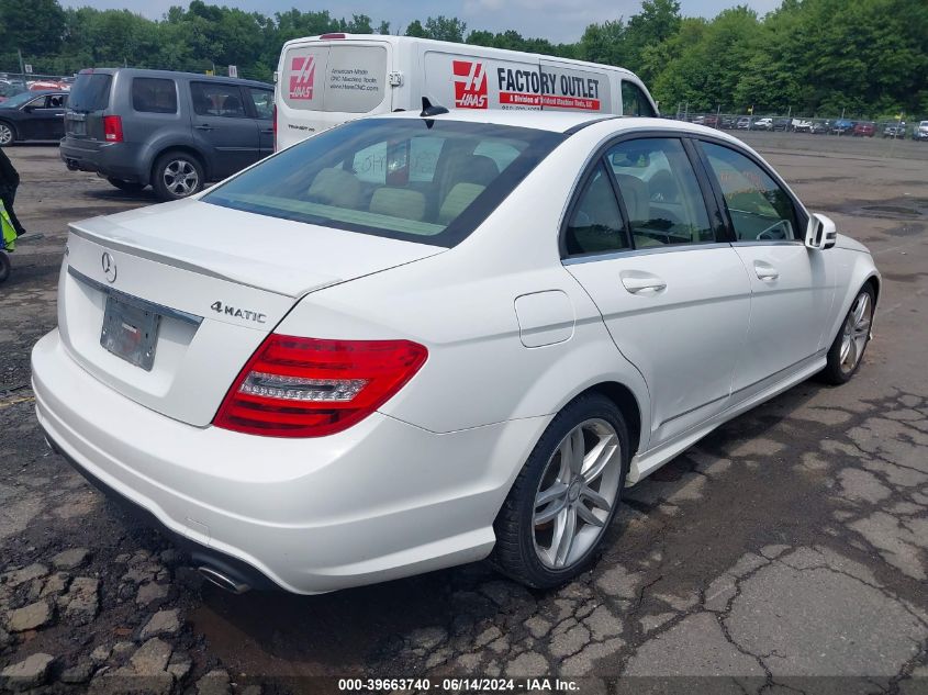 2013 Mercedes-Benz C 300 Luxury 4Matic/Sport 4Matic VIN: WDDGF8AB3DR272836 Lot: 39663740