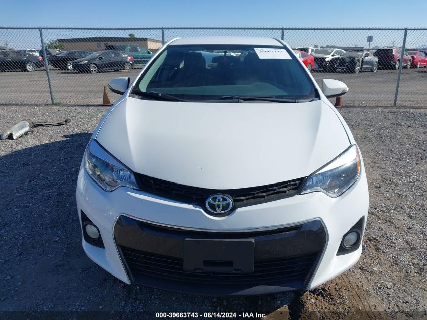 2016 Toyota Corolla S Plus VIN: 5YFBURHE9GP467242 Lot: 39663743