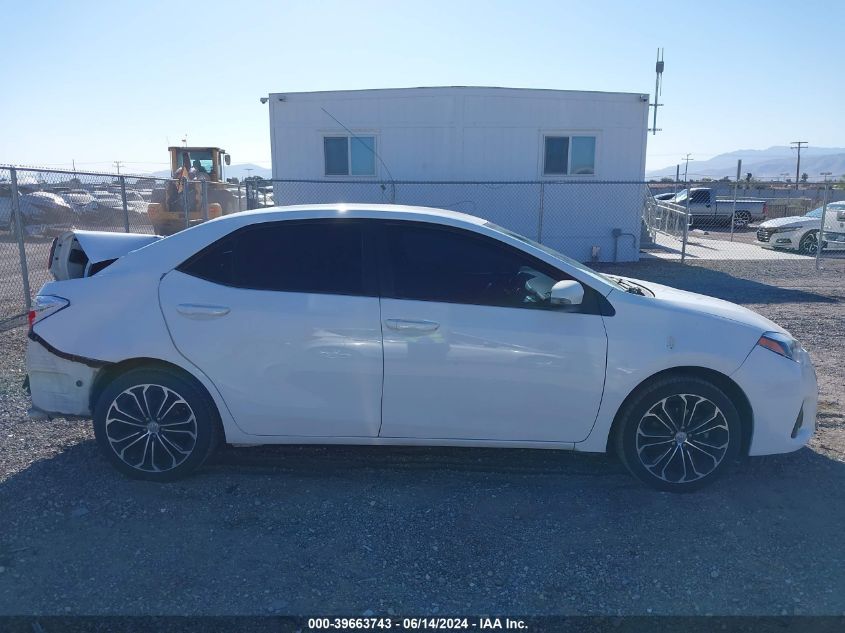 2016 Toyota Corolla S Plus VIN: 5YFBURHE9GP467242 Lot: 39663743