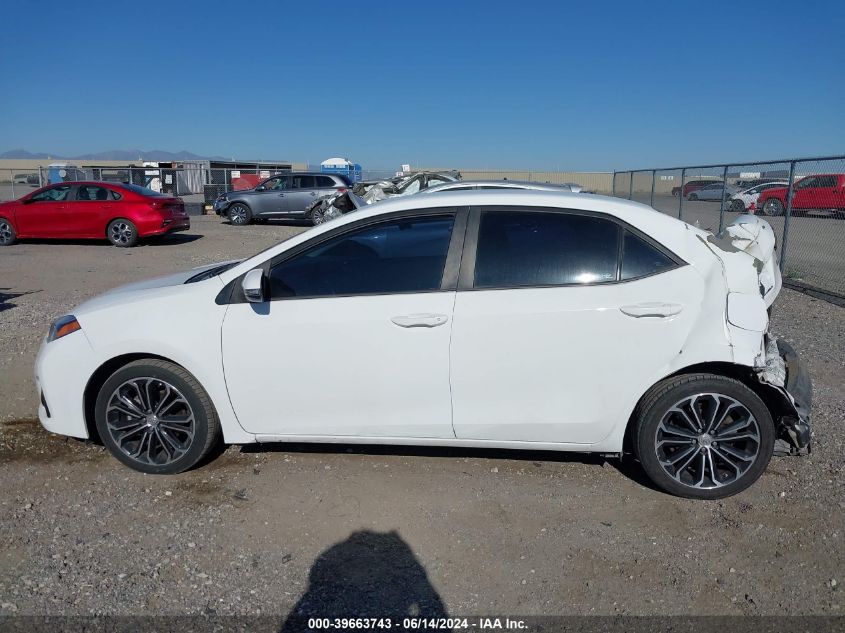 2016 Toyota Corolla S Plus VIN: 5YFBURHE9GP467242 Lot: 39663743