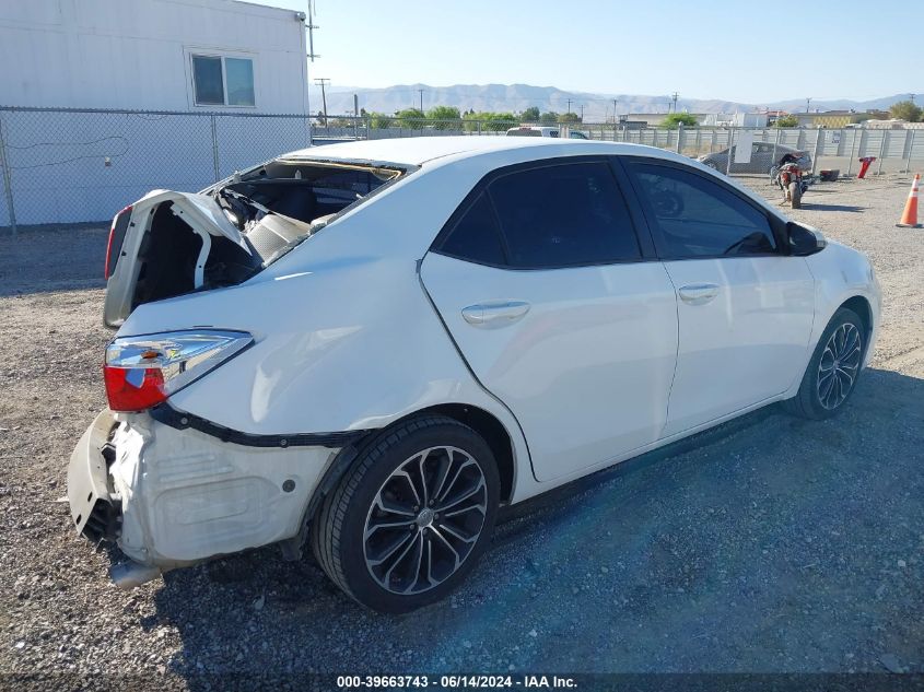 2016 Toyota Corolla S Plus VIN: 5YFBURHE9GP467242 Lot: 39663743