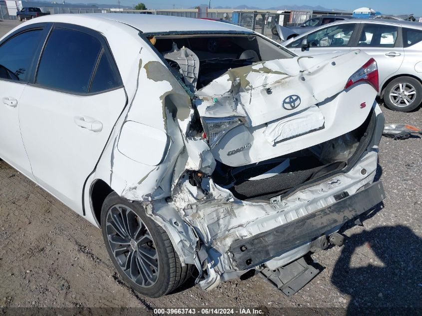 2016 Toyota Corolla S Plus VIN: 5YFBURHE9GP467242 Lot: 39663743