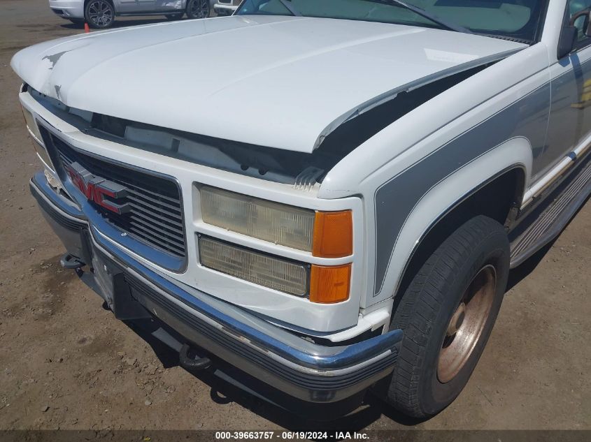 1998 GMC Suburban 1500 Sl VIN: 3GKFK16R3WG500663 Lot: 39663757