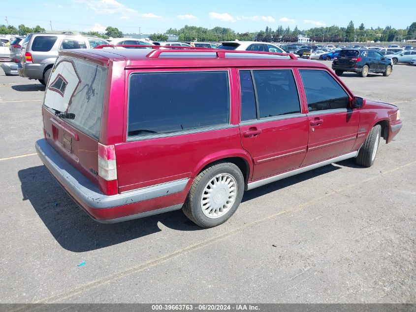 1996 Volvo 960 VIN: YV1KW9600T1030546 Lot: 39663763