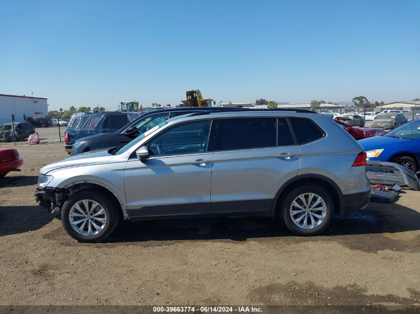 2019 Volkswagen Tiguan 2.0T S VIN: 3VV1B7AX5KM185876 Lot: 39663774