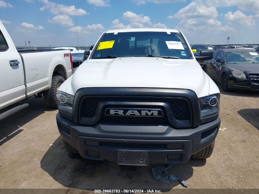 2021 Ram 1500 Classic Warlock Quad Cab 4X4 6'4 Box VIN: 1C6RR7GT4MS576889 Lot: 39663783