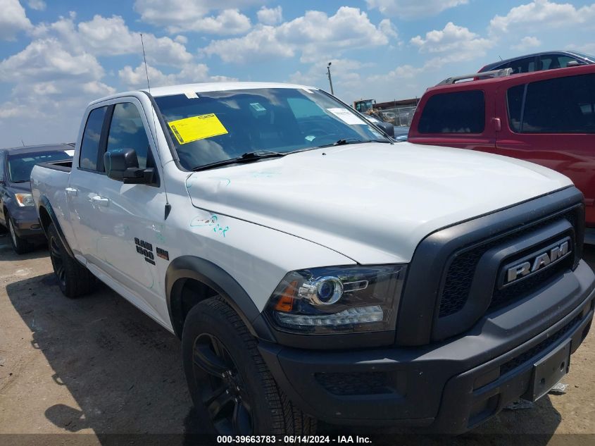 2021 Ram 1500 Classic Warlock Quad Cab 4X4 6'4 Box VIN: 1C6RR7GT4MS576889 Lot: 39663783