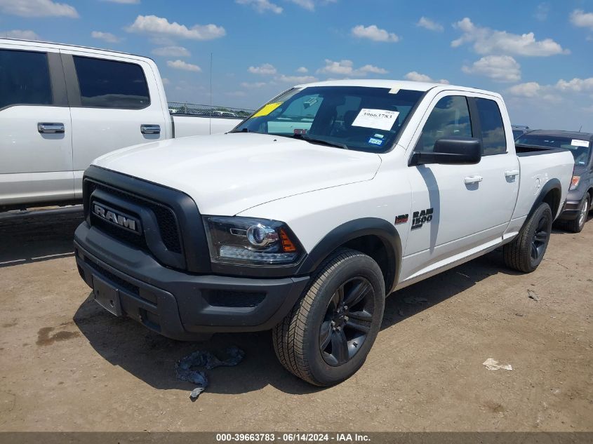 2021 Ram 1500 Classic Warlock Quad Cab 4X4 6'4 Box VIN: 1C6RR7GT4MS576889 Lot: 39663783