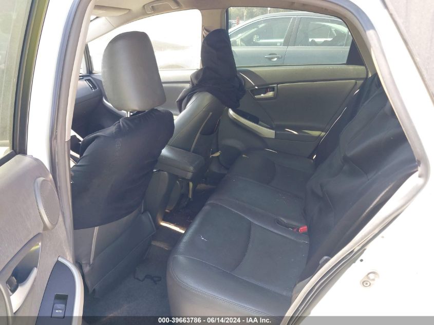 2010 Toyota Prius Iii VIN: JTDKN3DUXA0202239 Lot: 39663786