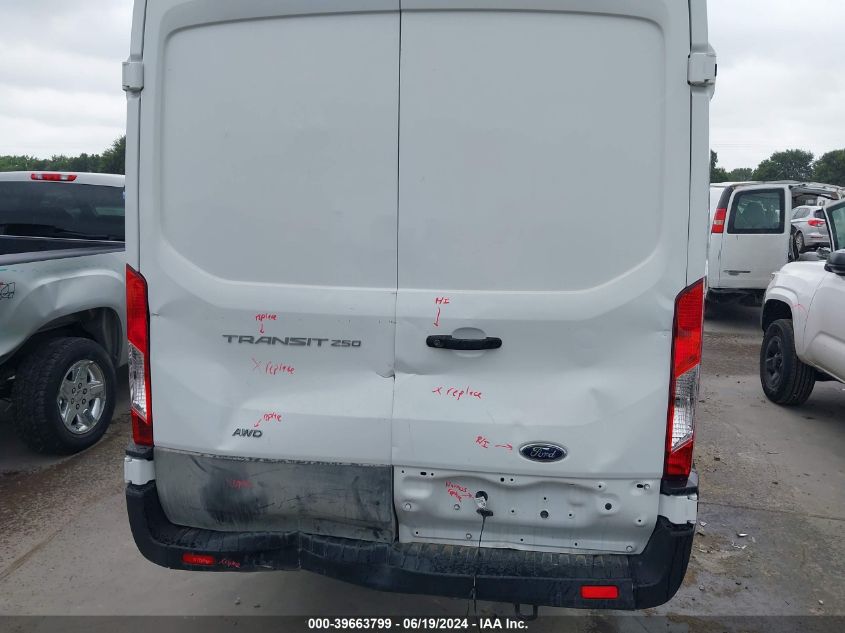 2023 Ford Transit T-250 VIN: 1FTBR3U81PKA33300 Lot: 39663799