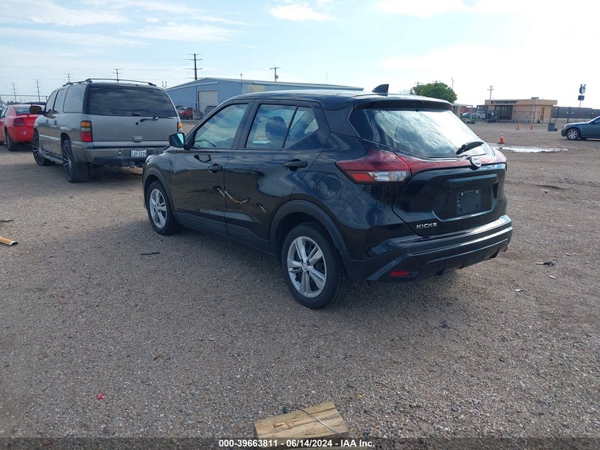 VIN 3N1CP5BV1ML485050 2021 NISSAN KICKS S