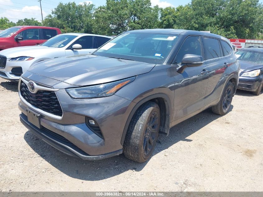 2023 Toyota Highlander Le VIN: 5TDKDRAH8PS504275 Lot: 39663821