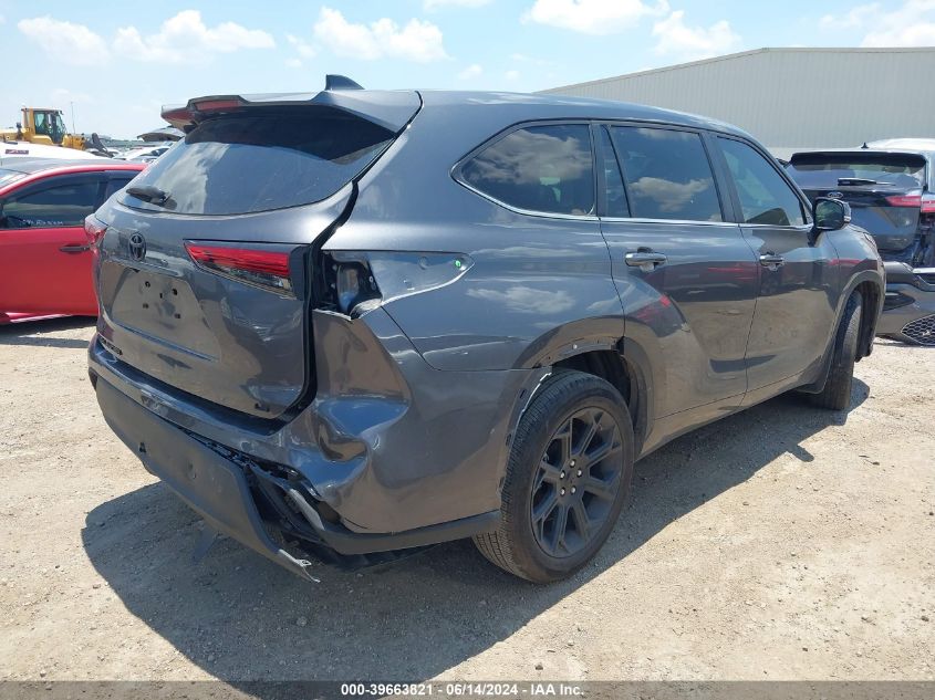 2023 Toyota Highlander Le VIN: 5TDKDRAH8PS504275 Lot: 39663821