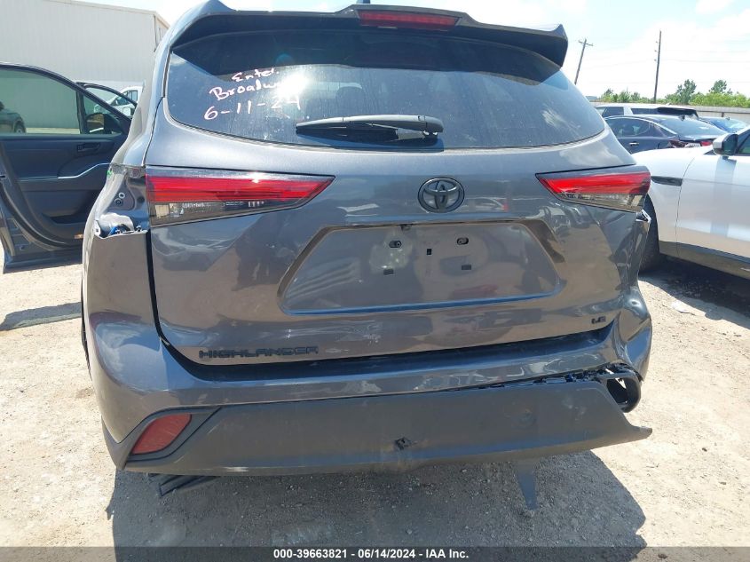 2023 Toyota Highlander Le VIN: 5TDKDRAH8PS504275 Lot: 39663821