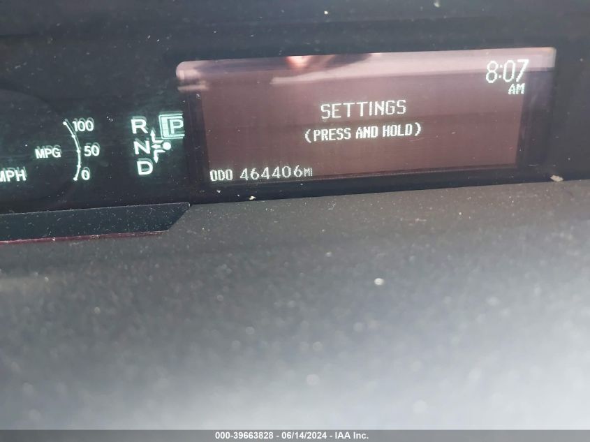 2010 Toyota Prius Iii VIN: JTDKN3DU9A0084636 Lot: 39663828