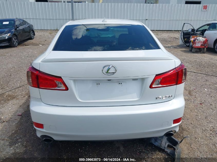 2012 Lexus Is 250 VIN: JTHBF5C27C5169665 Lot: 39663873