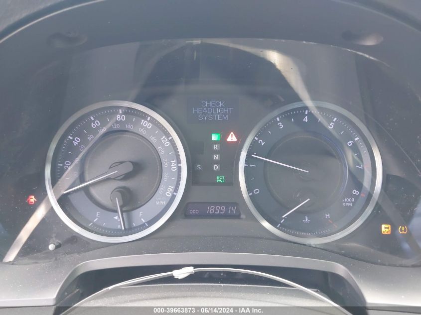 2012 Lexus Is 250 VIN: JTHBF5C27C5169665 Lot: 39663873